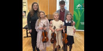 Uczestniczyły w Konkursie Małego Skrzypka