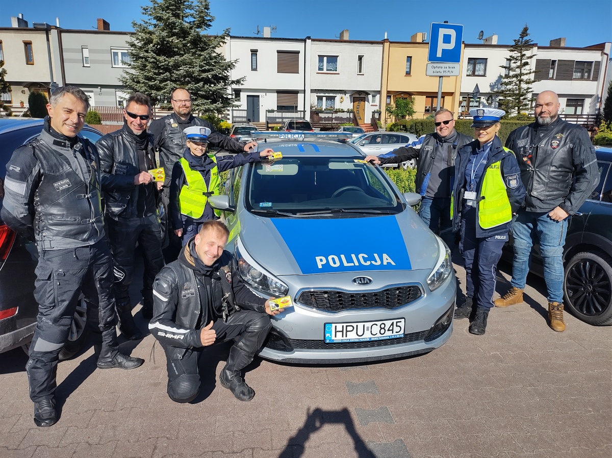 „Zmieścimy się wszyscy”. Wspólna akcja policji i motocyklistów