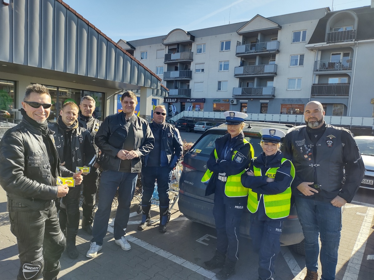 „Zmieścimy się wszyscy”. Wspólna akcja policji i motocyklistów