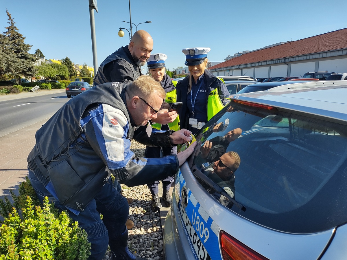 „Zmieścimy się wszyscy”. Wspólna akcja policji i motocyklistów
