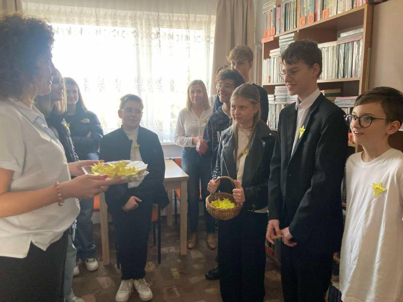 Akcja społeczno – edukacyjna w cienińskiej bibliotece