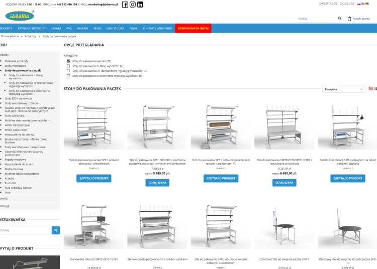 Stoły do pakowania w e-commerce - jak zoptymalizować procesy wysyłki od zaplecza