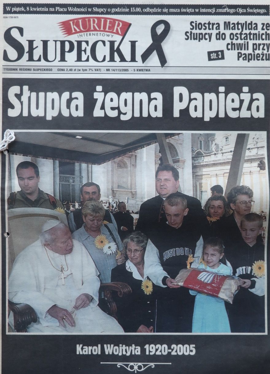 20 lat temu zmarł Jan Paweł II. Tak zapamiętali Go Słupczanie