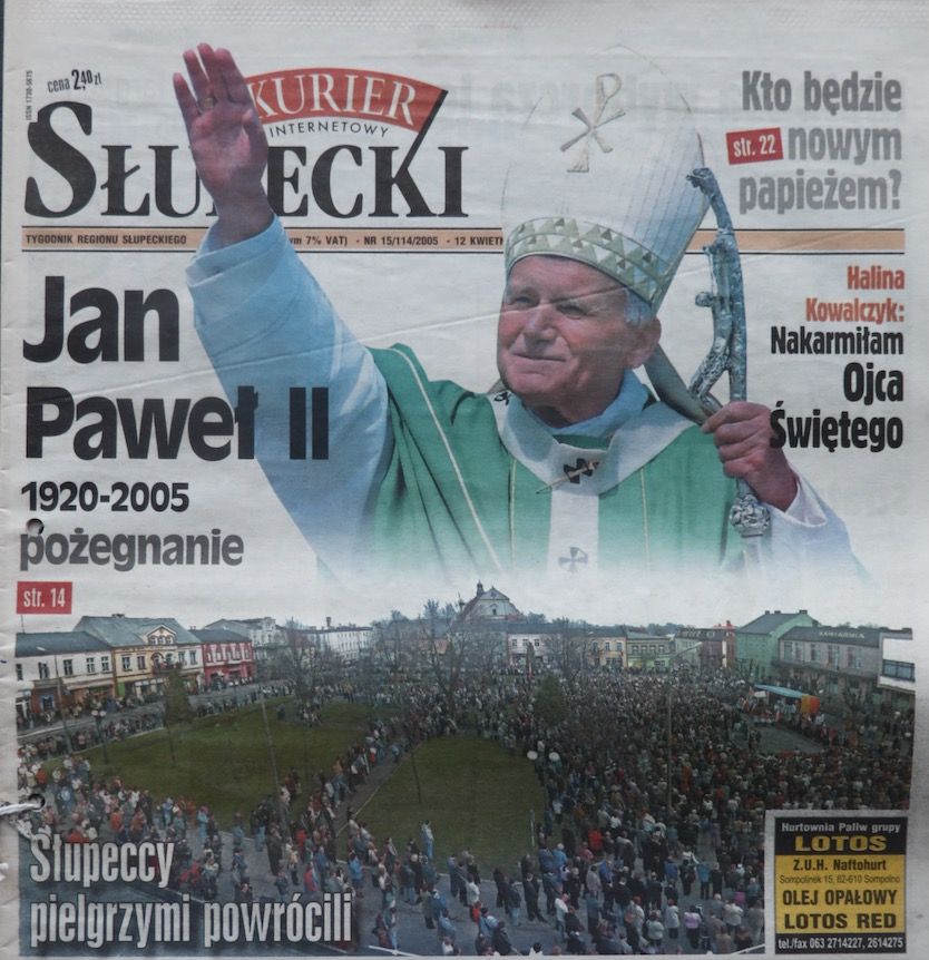 20 lat temu zmarł Jan Paweł II. Tak zapamiętali Go Słupczanie