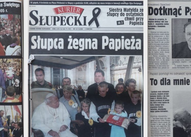 20 lat temu zmarł Jan Paweł II. Tak zapamiętali Go Słupczanie