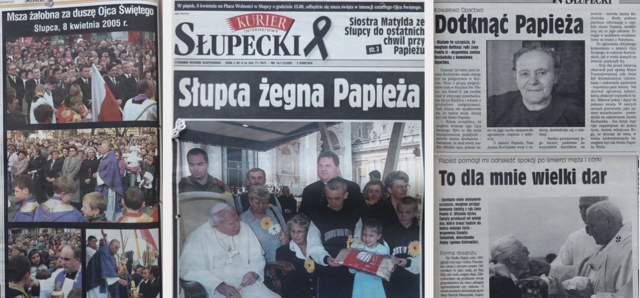 20 lat temu zmarł Jan Paweł II. Tak zapamiętali Go Słupczanie