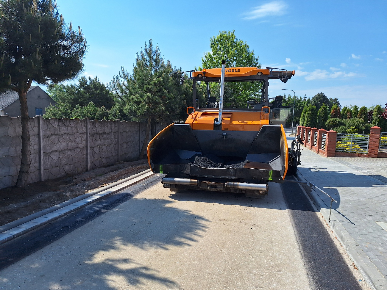 Rozbudowa ulicy Jeziornej na półmetku