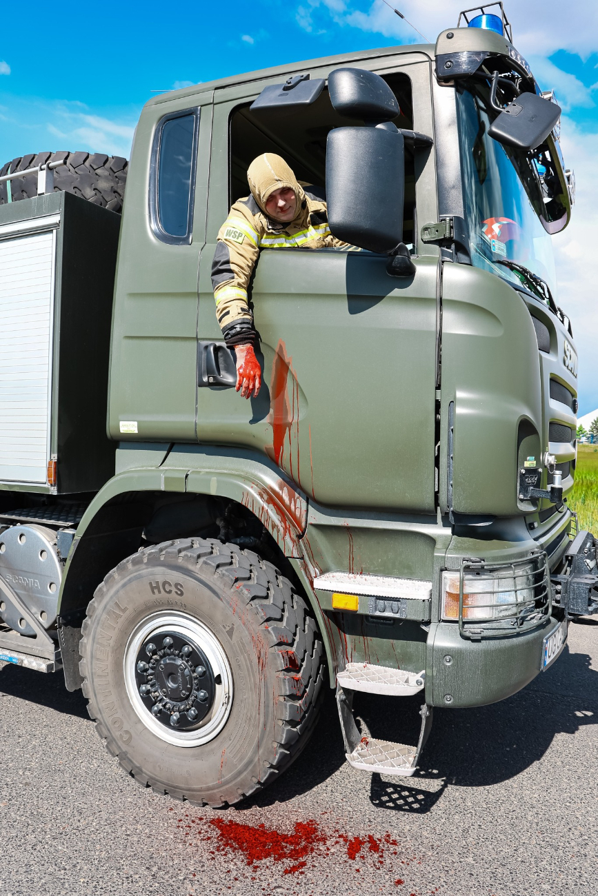 Wszystkie służby interweniowały w Powidzu