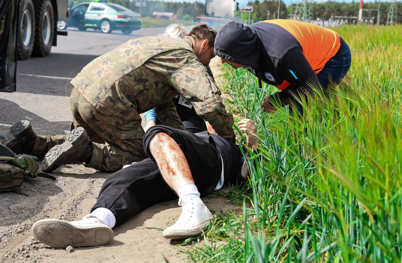Wszystkie służby interweniowały w Powidzu