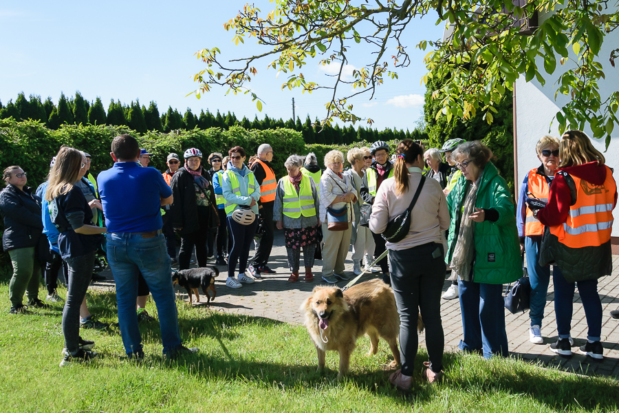 Seniorzy wyruszyli w rajd. Można było wygrać rower