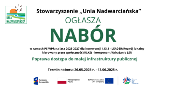 Unia Nadwarciańska ogłasza nabór