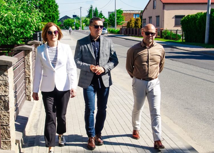 Chodnik w Lądku po remoncie