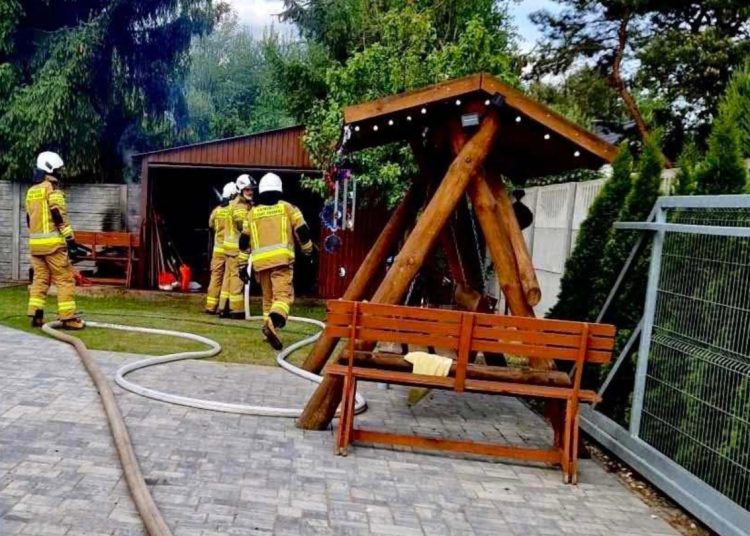 Strażacy w akcji. Paliło się w Kosewie