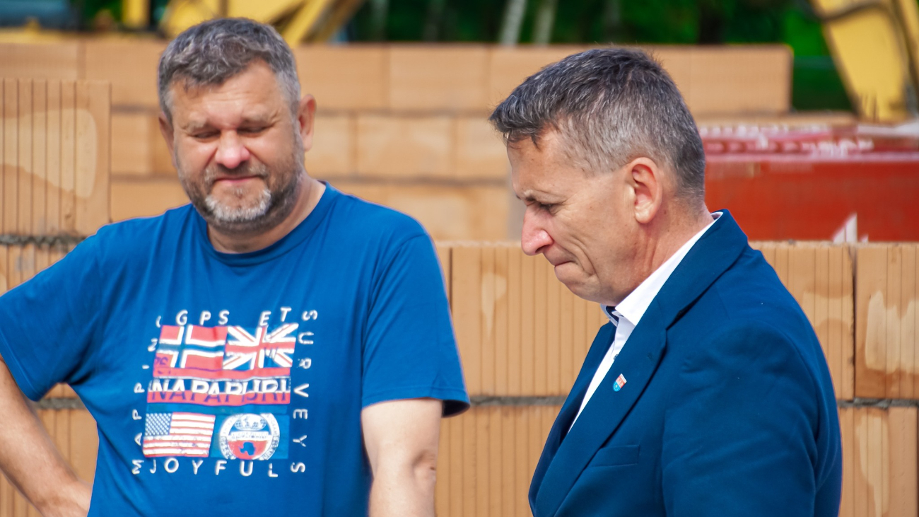 Trwa budowa w Zagórowie. Przeprowadzili rekonesans