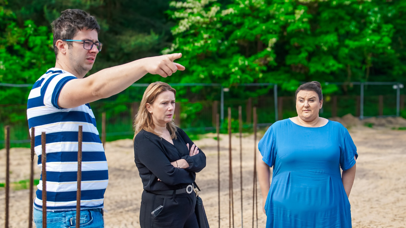 Trwa budowa w Zagórowie. Przeprowadzili rekonesans