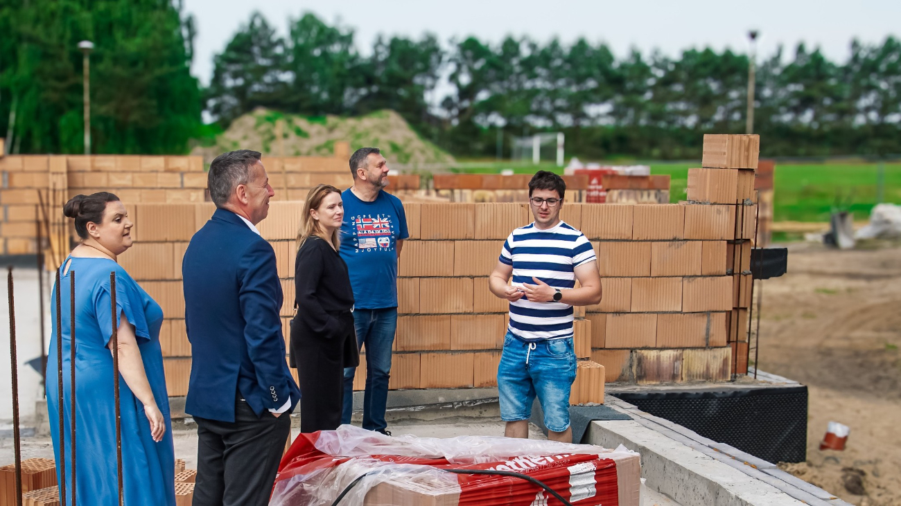 Trwa budowa w Zagórowie. Przeprowadzili rekonesans