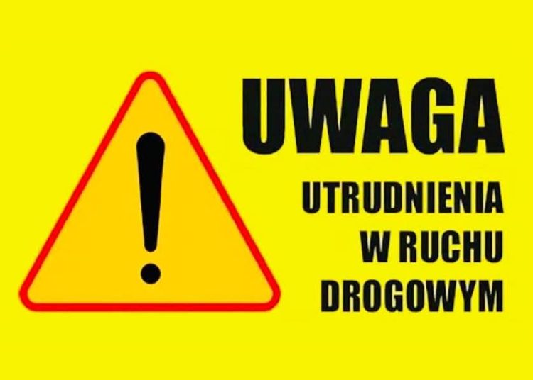 W sobotę utrudnienia w ruchu