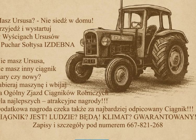 Takich wyścigów jeszcze nie było. Izdebno zaprasza