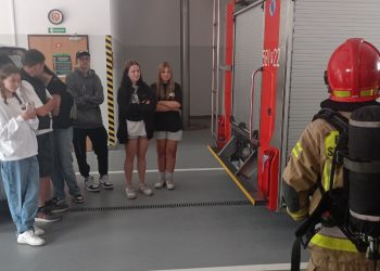 Strażacy gościli młodzież z OHP