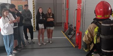 Strażacy gościli młodzież z OHP