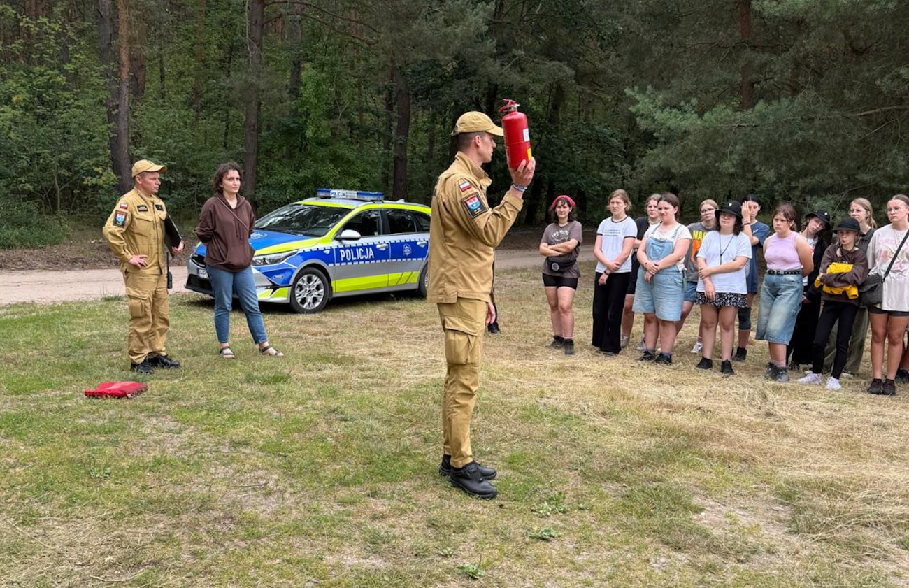Harcerze sprawnie opuścili obozowisko