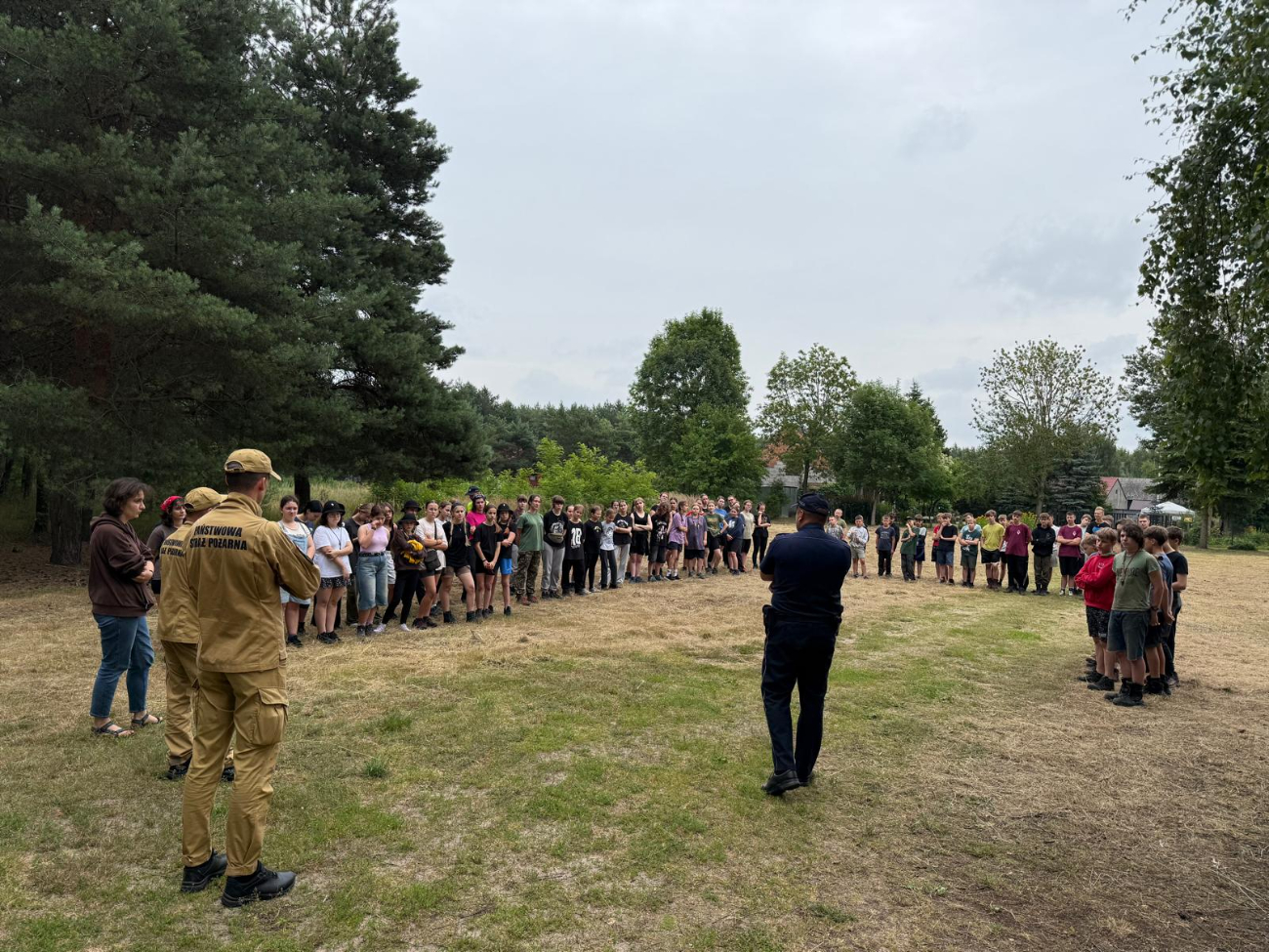 Harcerze sprawnie opuścili obozowisko