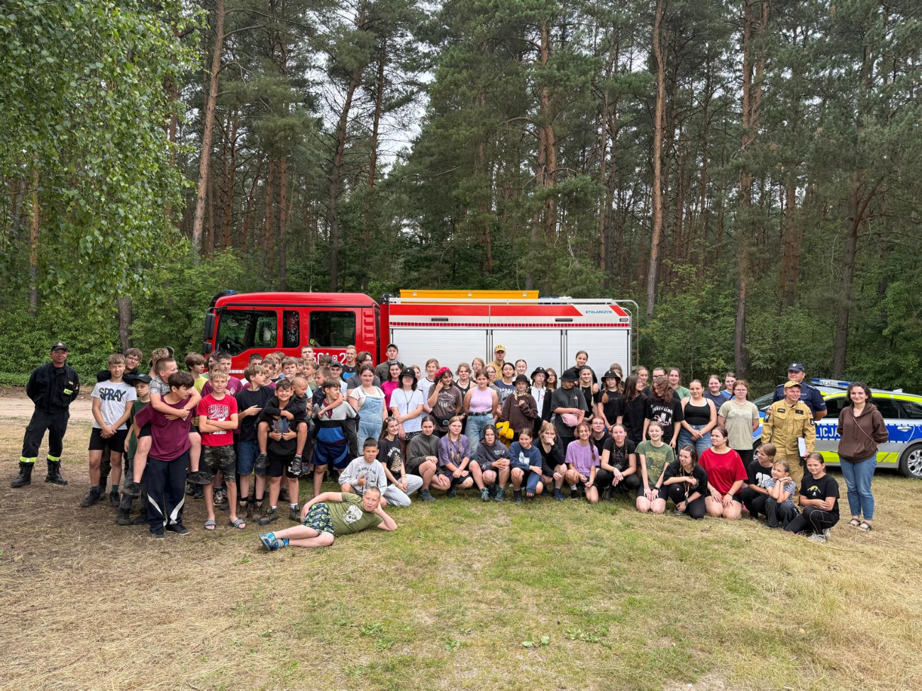 Harcerze sprawnie opuścili obozowisko