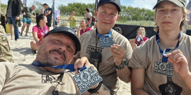 Całość zakończył ciężki finisz na plaży…