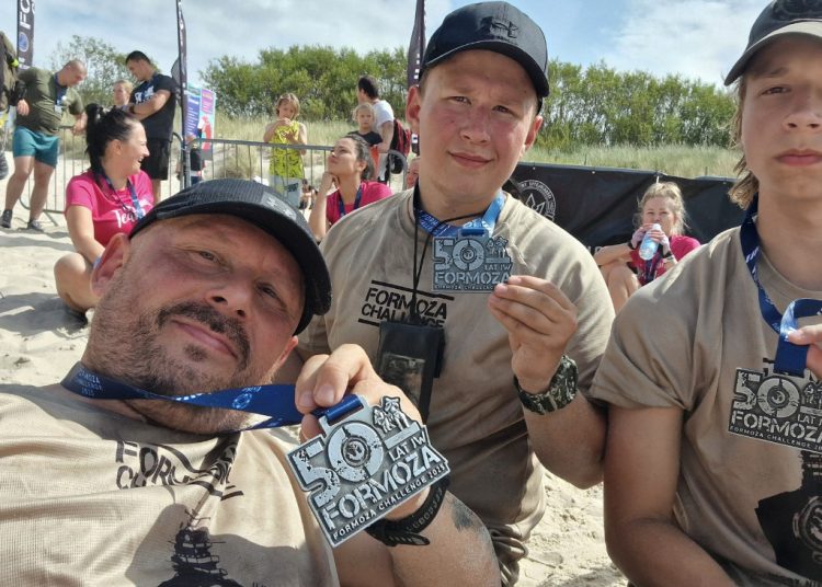 Całość zakończył ciężki finisz na plaży…