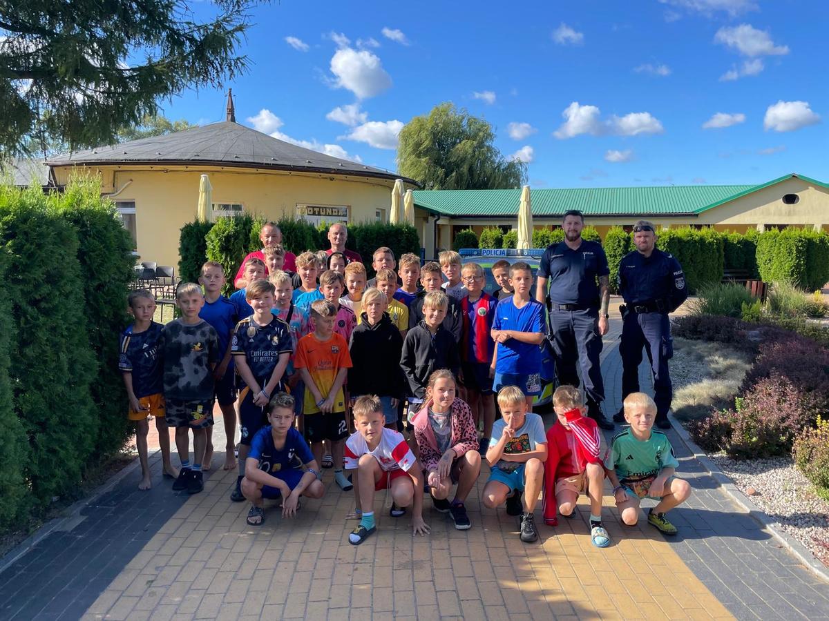 Odwiedzili uczestników obozu