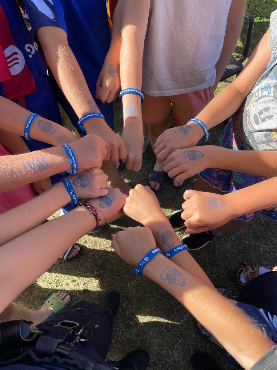 Odwiedzili uczestników obozu