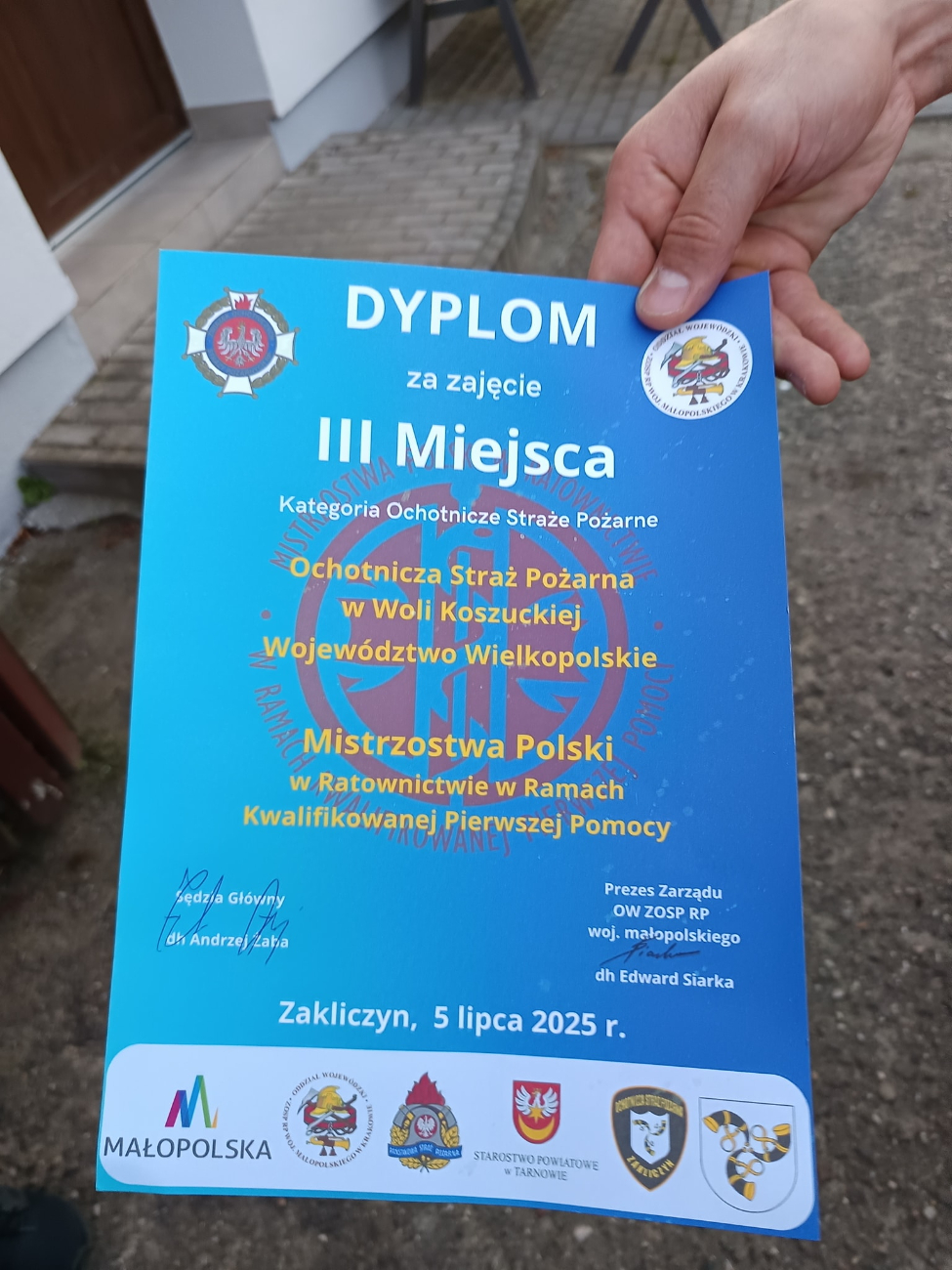 Sukces druhów z Woli Koszuckiej