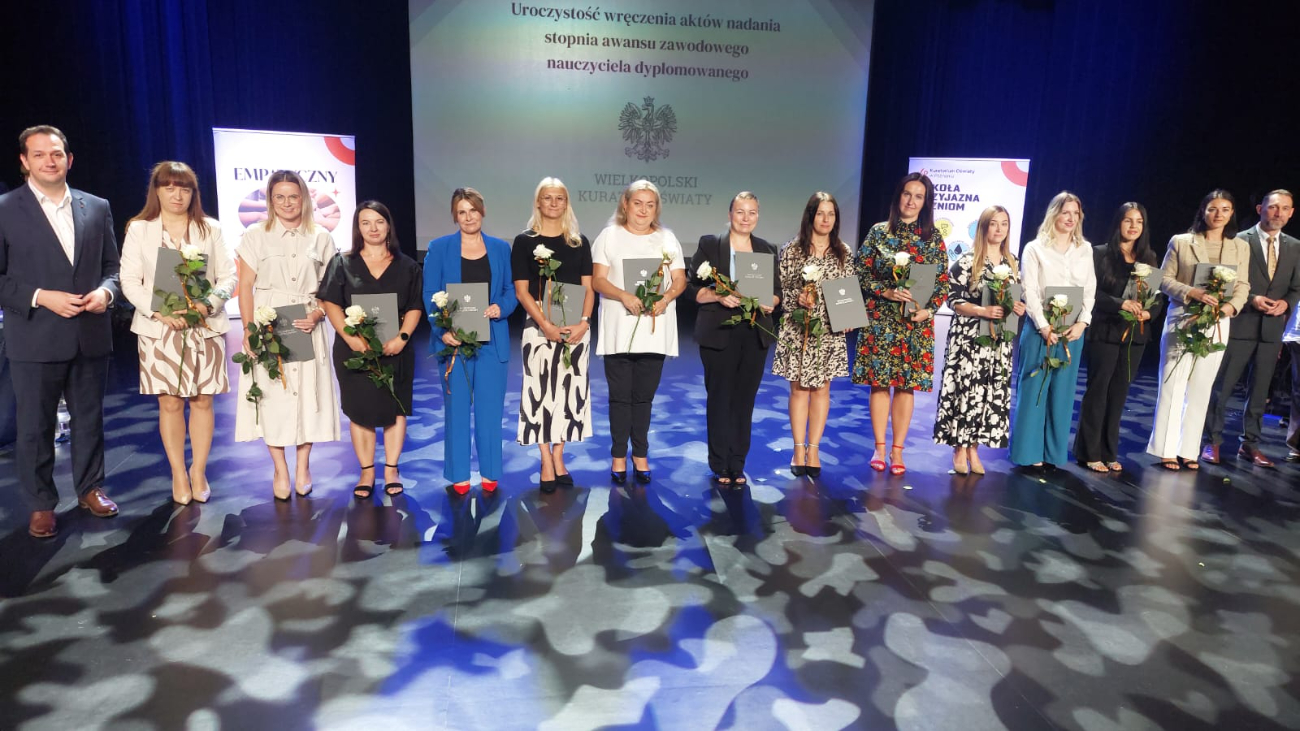 To najwyższy stopień. Nauczyciele odebrali awanse