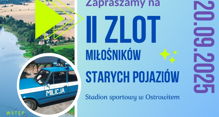 Stare auto znowu przyjadą do Ostrowitego. Będzie drugi zlot