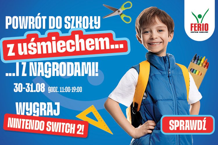 Nintendo Switch 2 czeka na zwycięzców! Ostatni weekend wakacji w Ferio Konin!