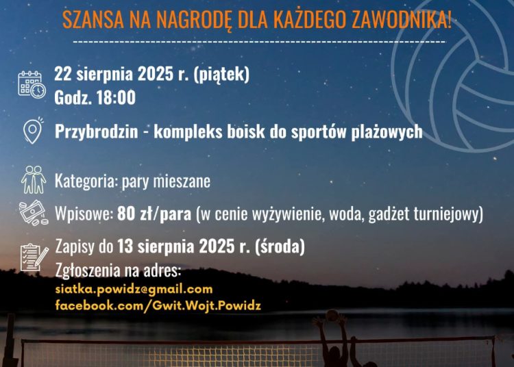 Nocna powidzka plażowka