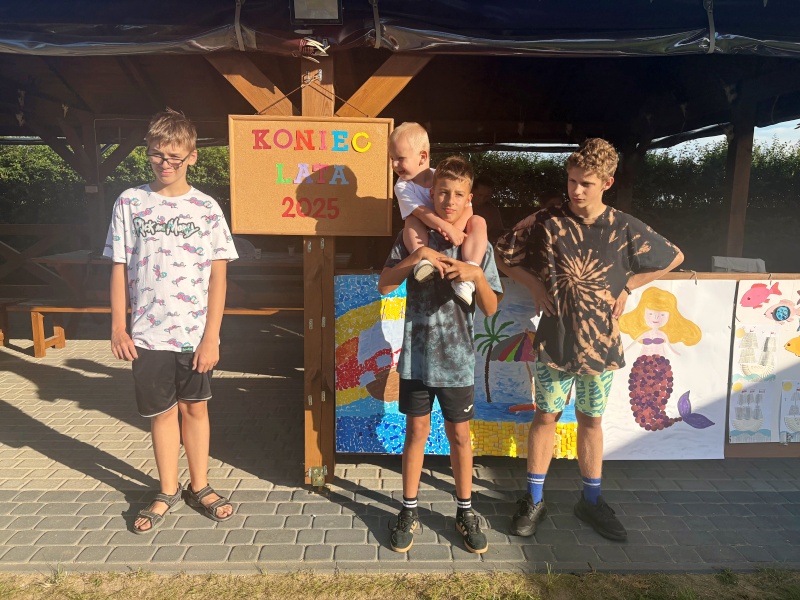 Tak zakończyli lato w świetlicy