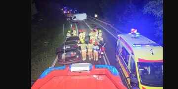 Trzy osoby trafiły do szpitala. Wśród poszkodowanych było dziecko