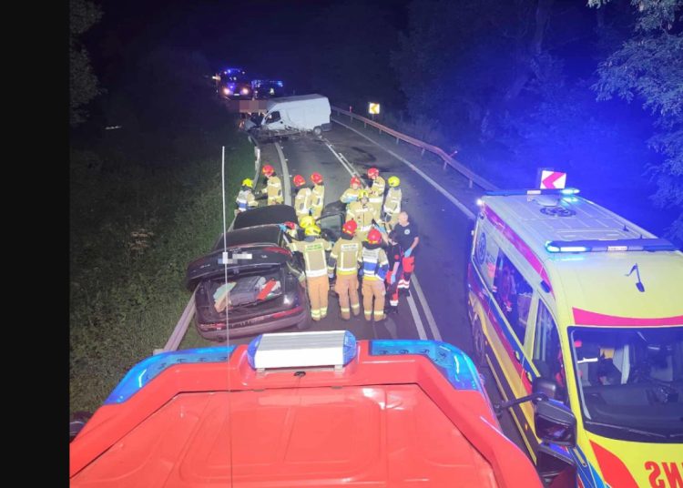 Trzy osoby trafiły do szpitala. Wśród poszkodowanych było dziecko