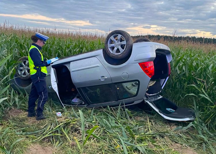 Ucieczka zakończyła się blisko naszego powiatu. Ilość punktów karnych szokuje
