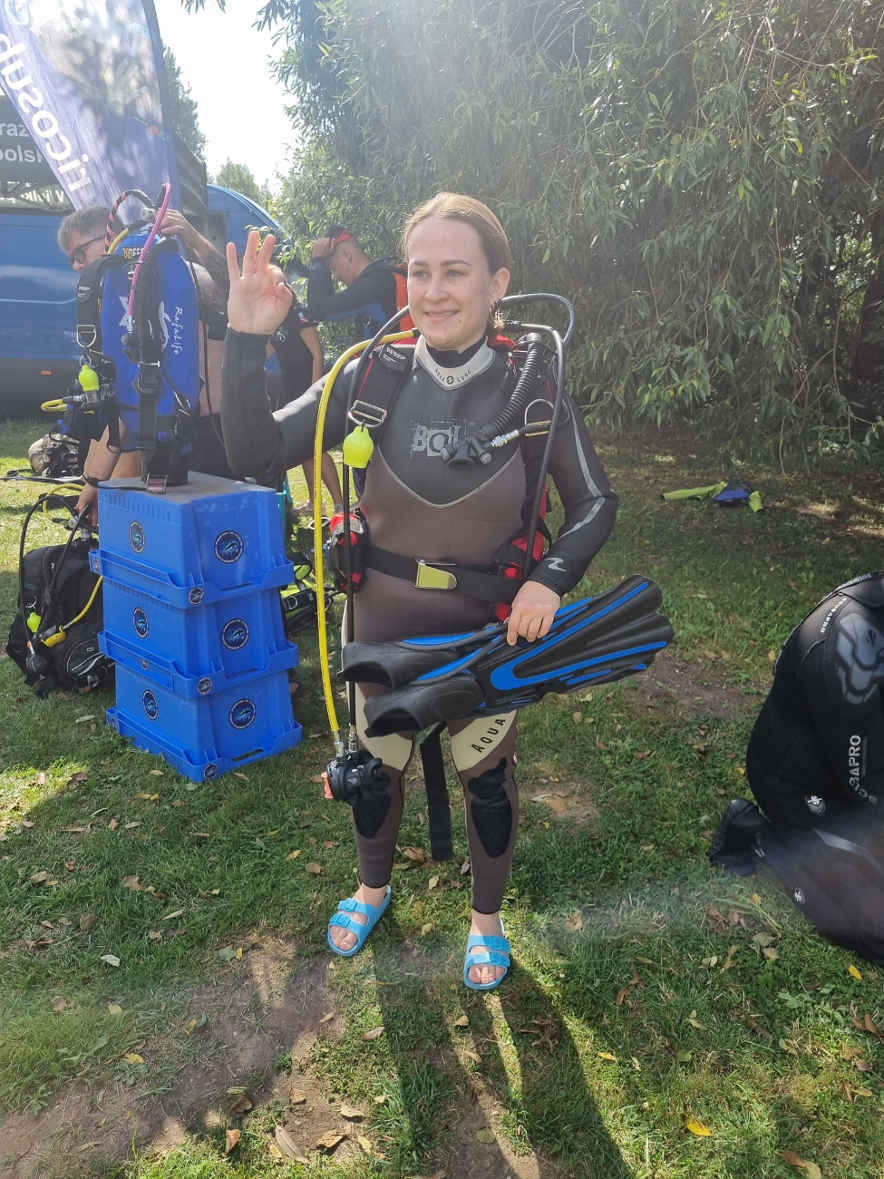 Wyjątkowe wydarzenie na koniec wakacji. Spacerowali pod wodą