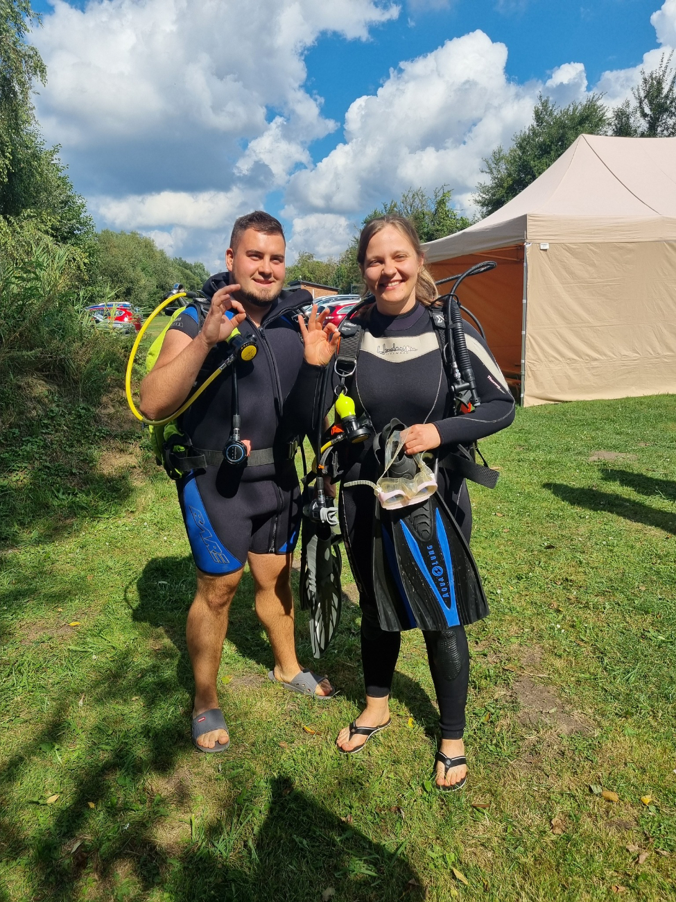 Wyjątkowe wydarzenie na koniec wakacji. Spacerowali pod wodą