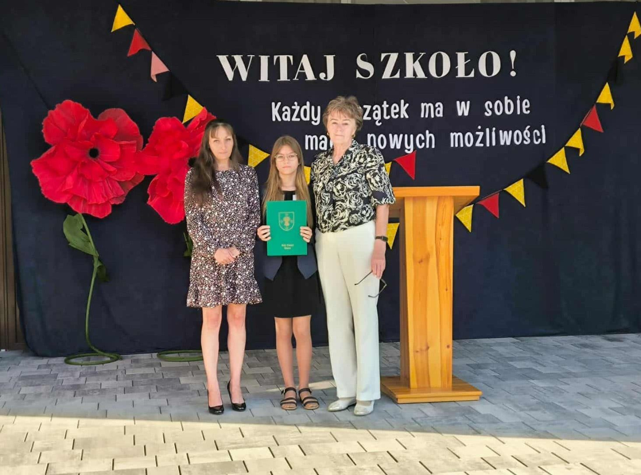 Rozpoczęcie roku szkolnego w Drążnej