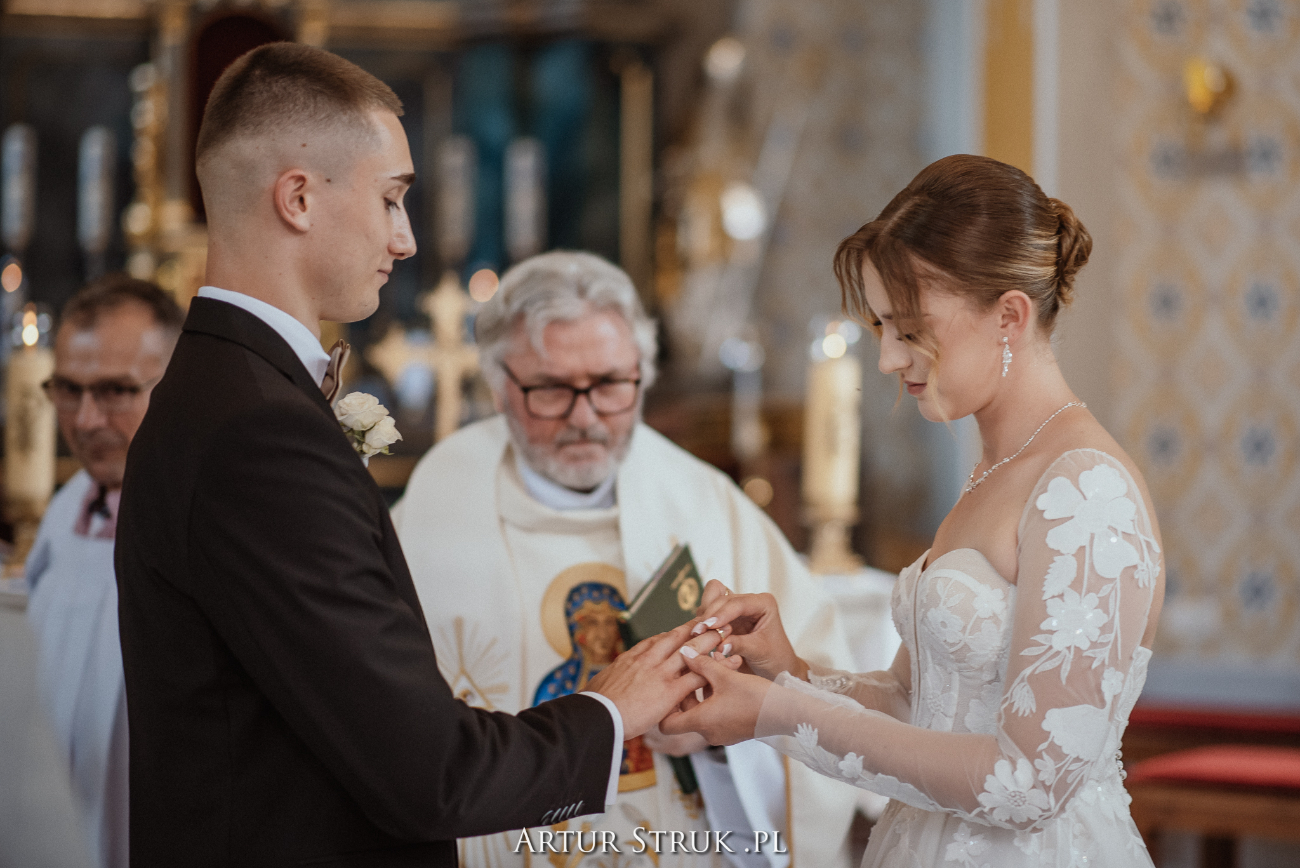 Aleksandra i Mateusz. Gratulujemy!