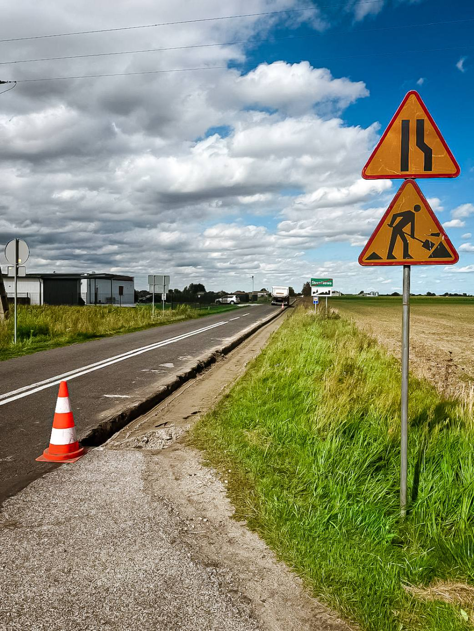 Droga do Kornat w remoncie