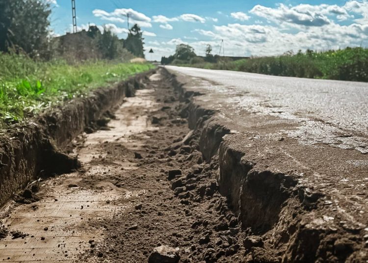 Droga do Kornat w remoncie