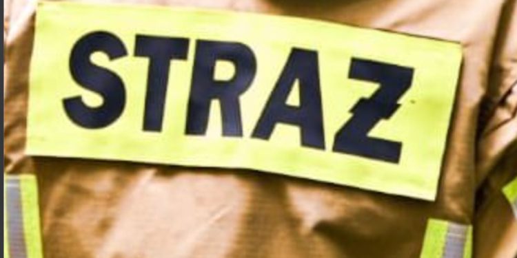 Chwile grozy w Strzałkowie. Mężczyzna trafił do szpitala