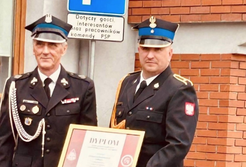 Komendant Główny uhonorował słupeckich strażaków