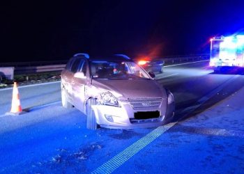 Groźnie na autostradzie