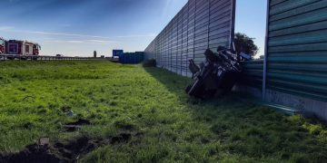 Samochód wypadł z drogi. Wyglądało to bardzo poważnie